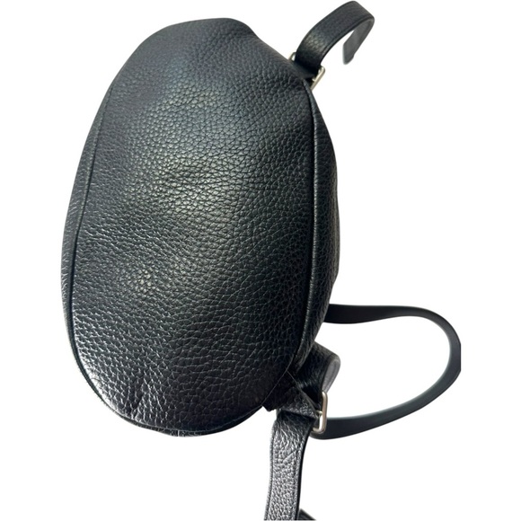 Treasure & Bond Luca Grainy Leather Black Leather Backpack - Picture 2 of 11